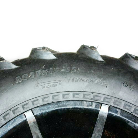 12" Rear Alloy Wheel Rim Tire for Quad Dirt Bike ATV Buggy