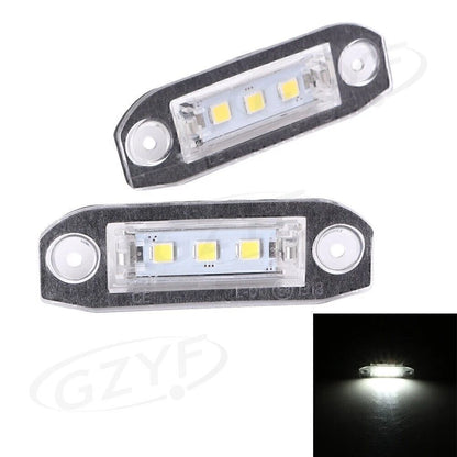 LED Rear License Plate Light for Volvo XC70 V50 C70 V70 XC60 (2001-2016)
