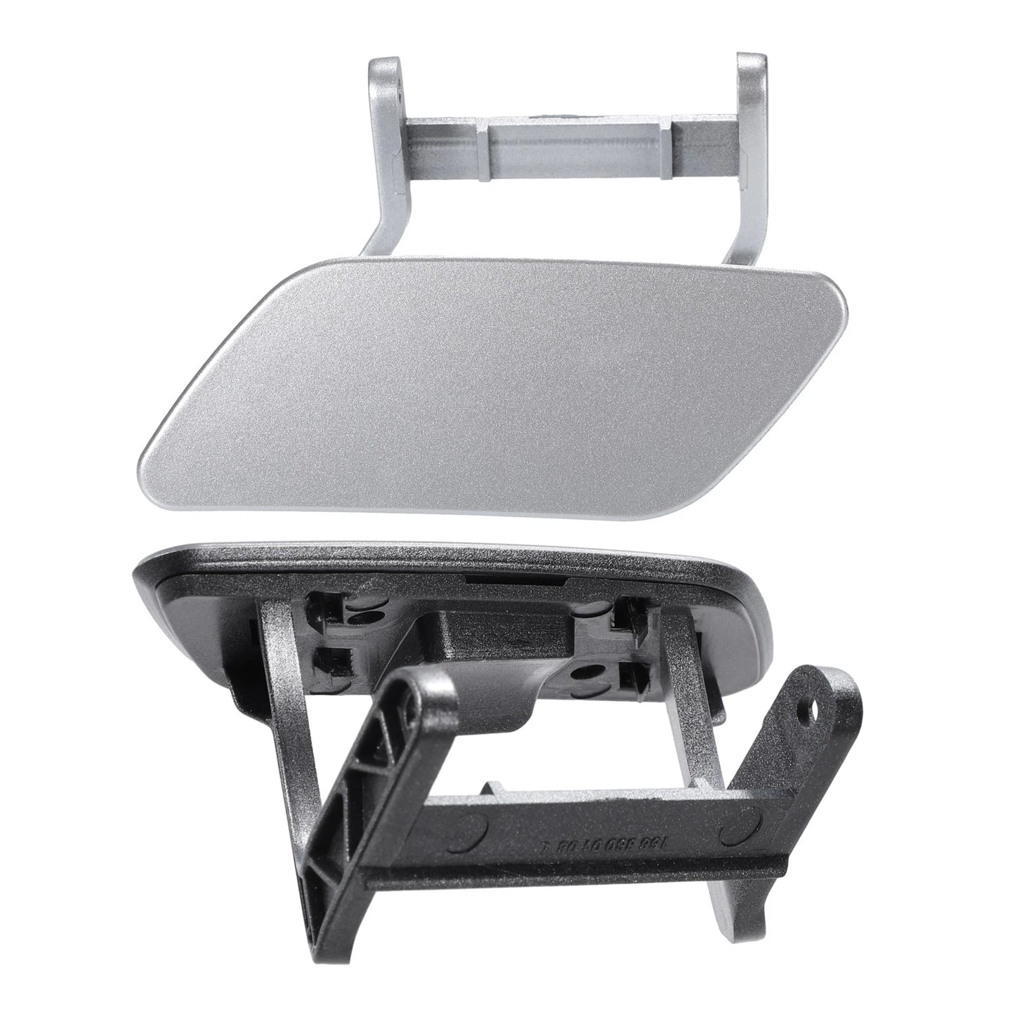Bumper Headlight Washer Cover for Mercedes ML (2012-2015) Silver Tone