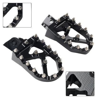 BLK CNC MX Foot Pegs for Kawasaki KX65 KX85 (2000-2020)