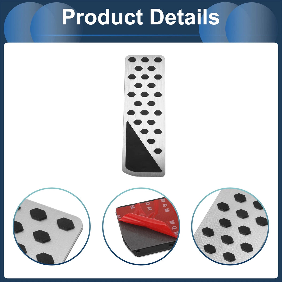 Footrest Pedal Cover for Jeep Grand Cherokee (2022-2025) - Silver Tone