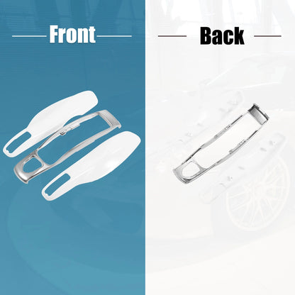 1 Set Remote Key Cover Key Shell Case for Porsche Macan White