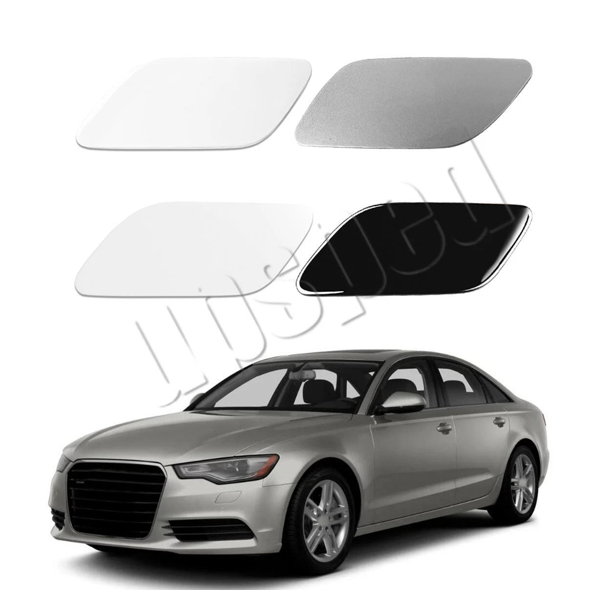 Front Bumper Headlight Washer Cover Cap for Audi A6 C7 (2012–2017)