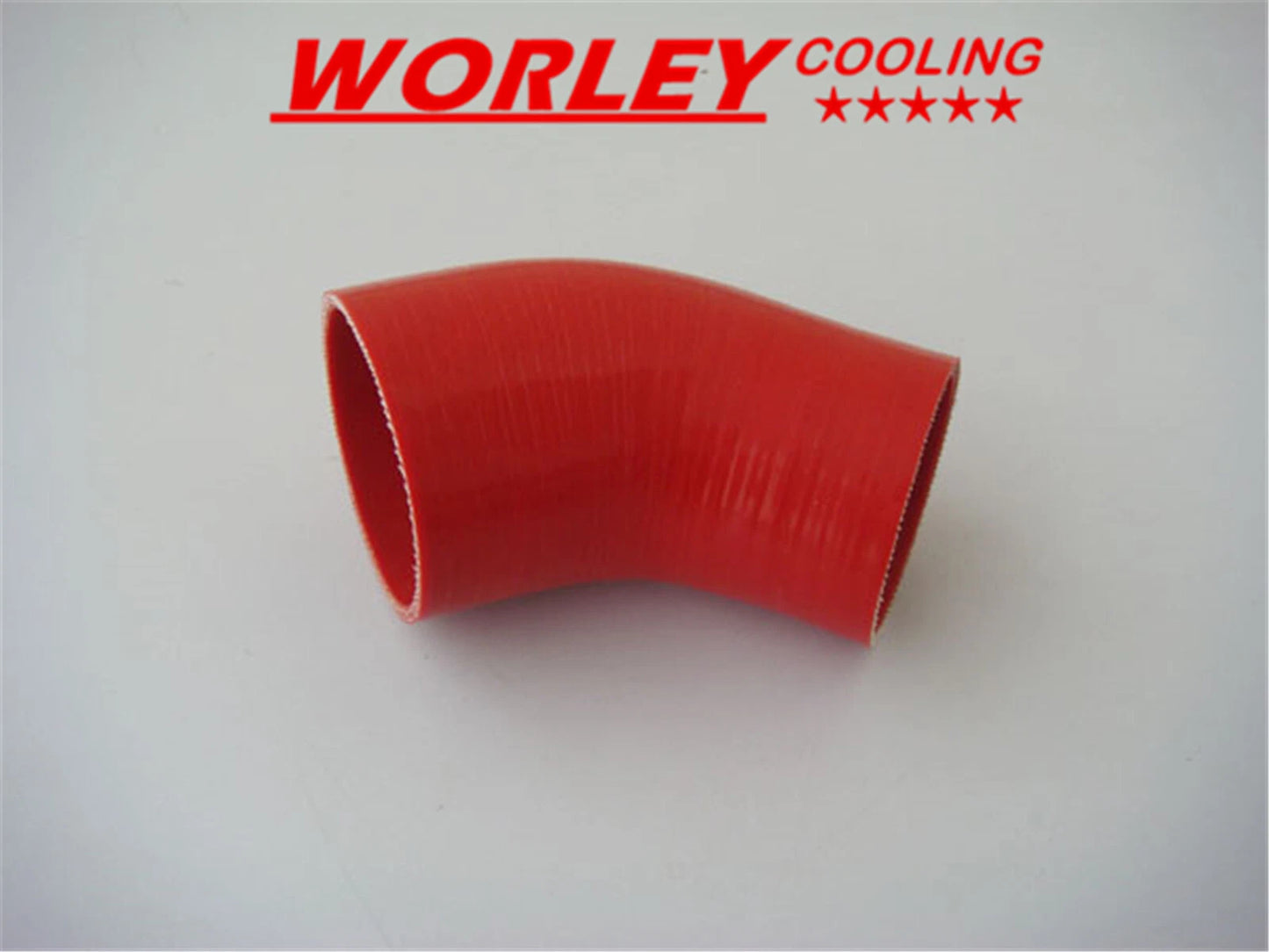 2 x NJ-Silicone 45�� Reducer Elbow Joiner Turbo Hose 2.5"-3"