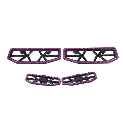 Driver Passenger Floorboard Foot Pegs for Harley Road Glide FLTRU (2006-2023)