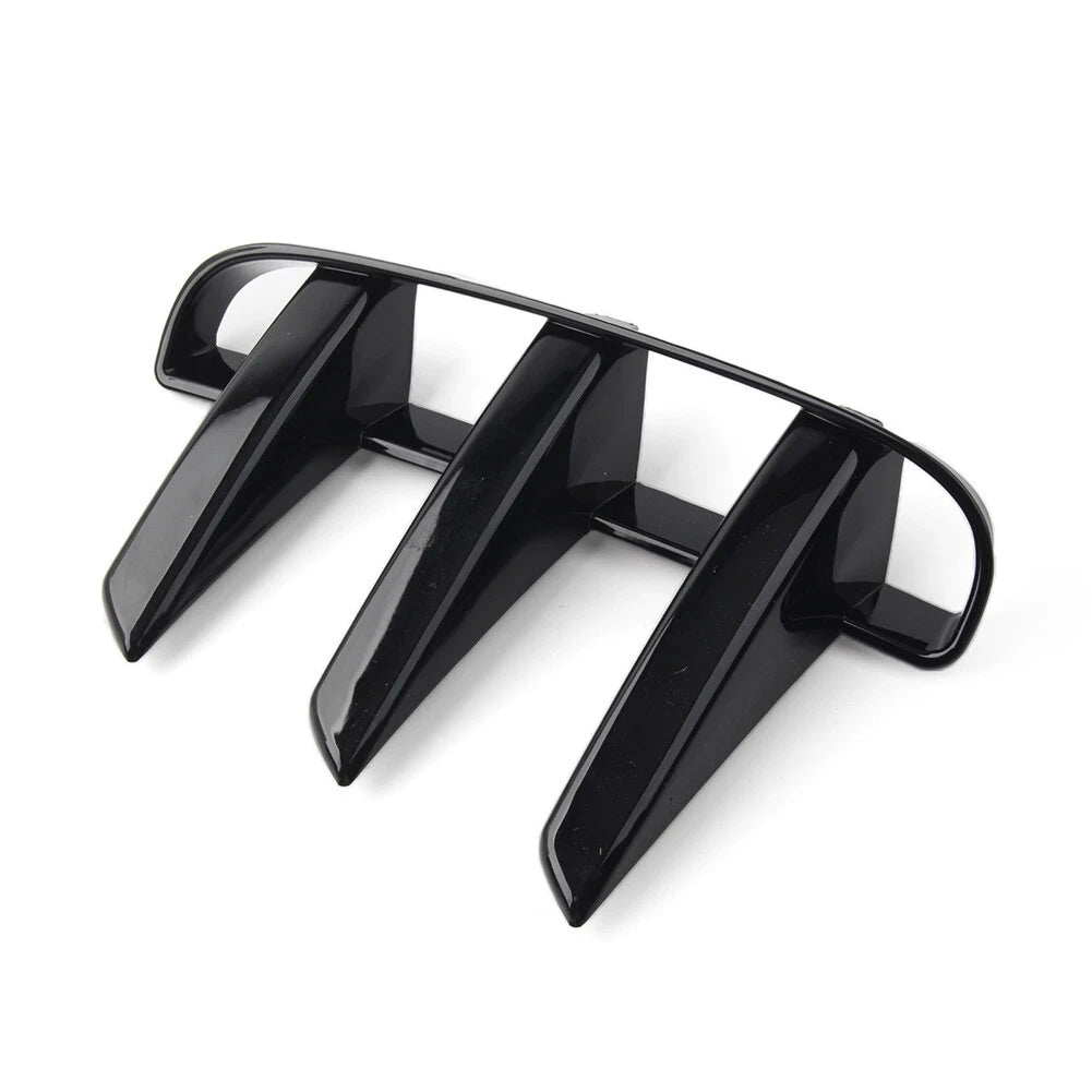 Glossy Black Front Bumper Grille Air Vent Cover for Land Rover Discovery 5 (21-22)