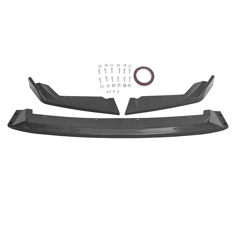 CS Style Front Lip Spoiler for 2016-2021 BMW F87 M2 Carbon Black