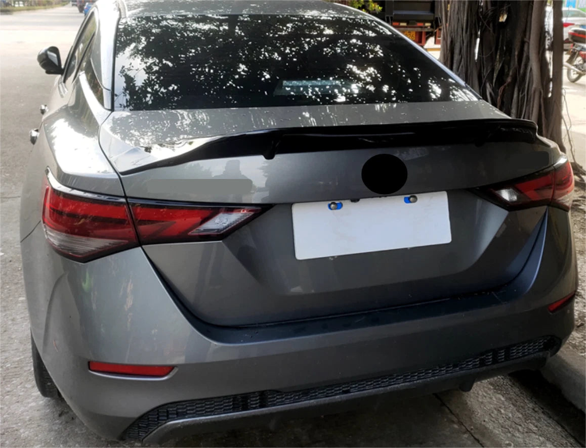 Rear Boot Spoiler Wing for Nissan Sentra 2020-2024 Glossy Black (2020-2024)