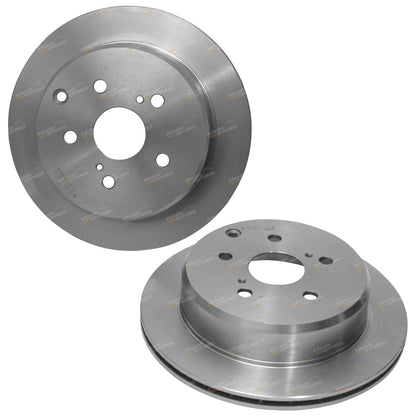 2 x Rear Disc Brake Rotors for Toyota Estima (1990–1999)