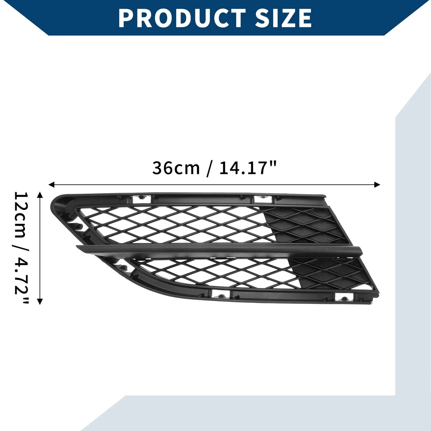 Front Right Fog Light Grill for BMW 328i (2009-2012)