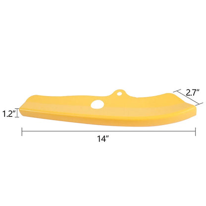 Yellow Front Bumper Lip Splitter Protector Trim for Dodge Challenger (2015-2020)
