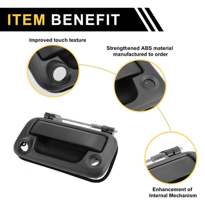 Liftgate Latch Tailgate Handle for Ford F-250 Super Duty (2008-2016) Black