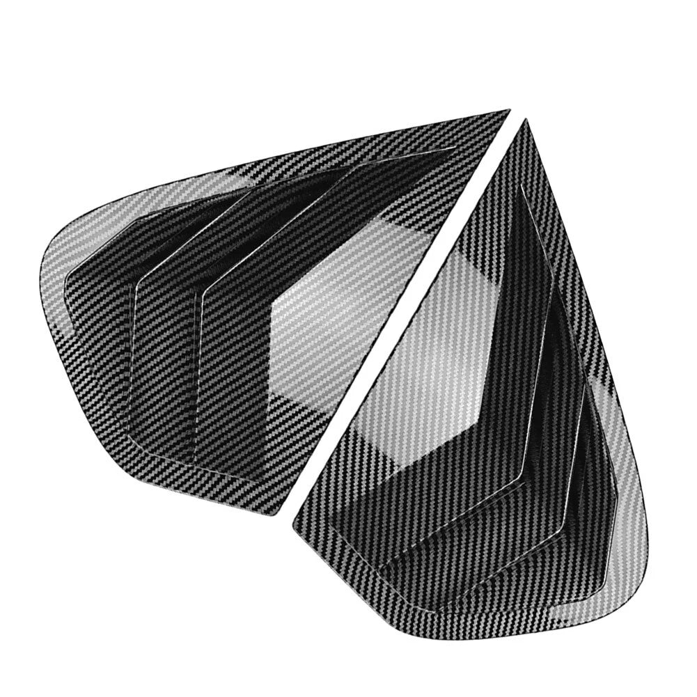 Carbon Fiber Rear Window Louver Cover Trim for BMW X6 E71 E72 (2008-2014)