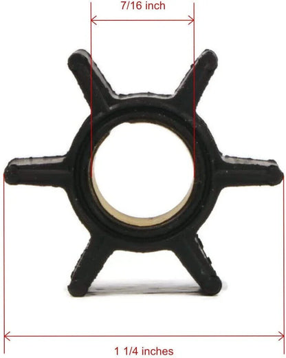 Water Pump Impeller Repair Kit for Mercury Outboards 4-9.8 HP