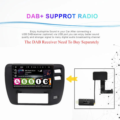 9'' Wireless Carplay Navigation for Nissan Patrol (1997-2009)