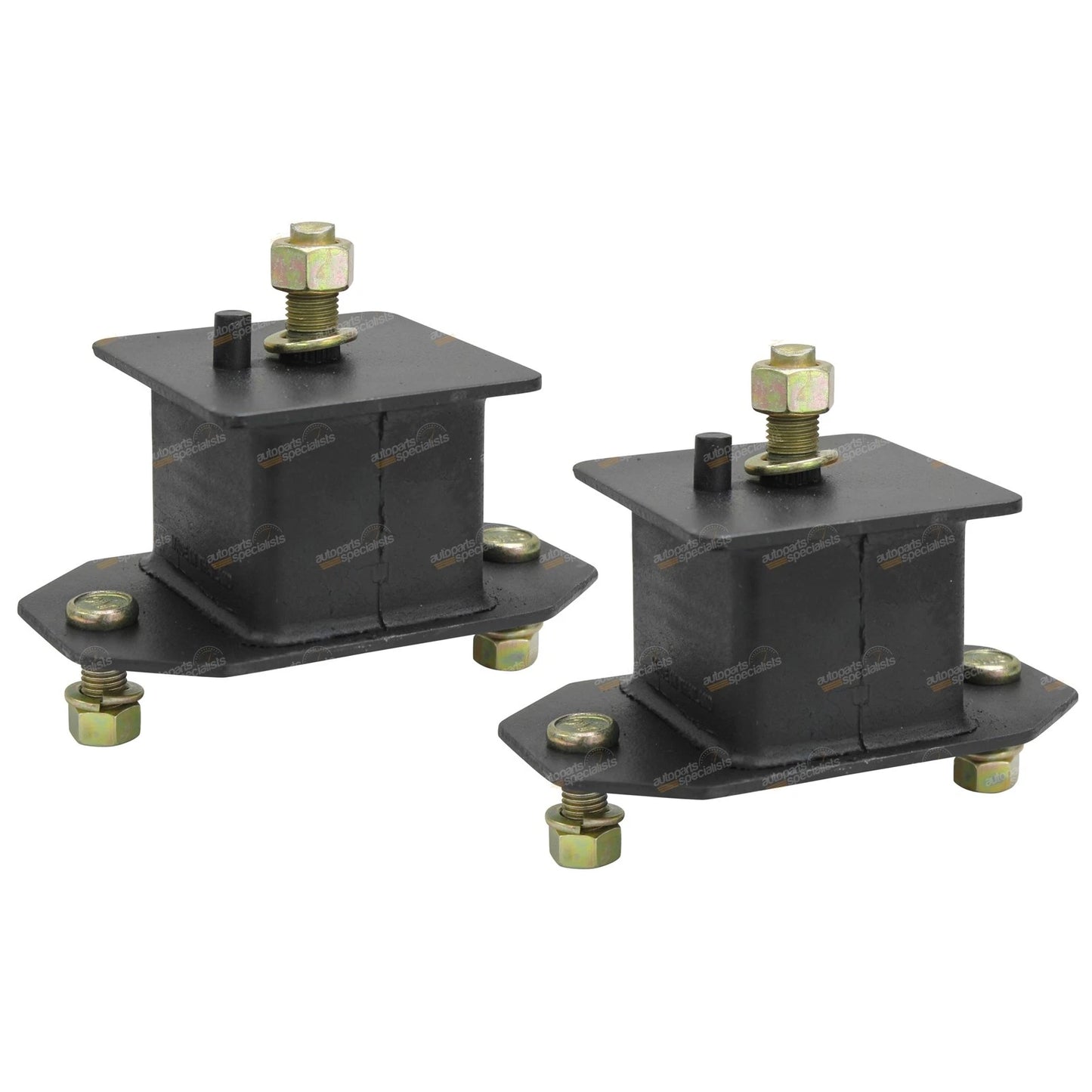 2 x Rear Transmission Mounts for Coaster BB50R HZB50R 1HZ 15B-FTE (1993–2006)