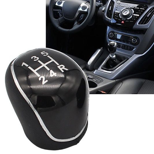 1x 5 Speed Car Shift Gear Knob for Ford C-Max Focus Mk2 Mk3 Kuga S-Max