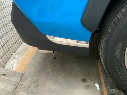 Steel Rear Corner Side Protector Cover Trim Strip for Toyota RAV4 (2019-2023) 2 x