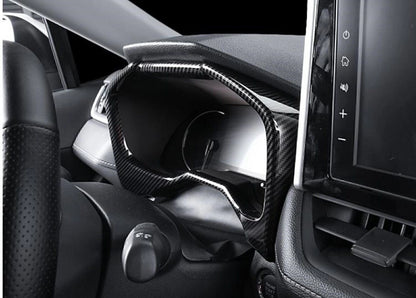 1x Carbon Fiber Dashboard Cover for Toyota RAV4 (2019-2023)