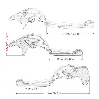 Adjustable Brake Clutch Lever for CFMOTO 250NK, 150NK (2019-2021)