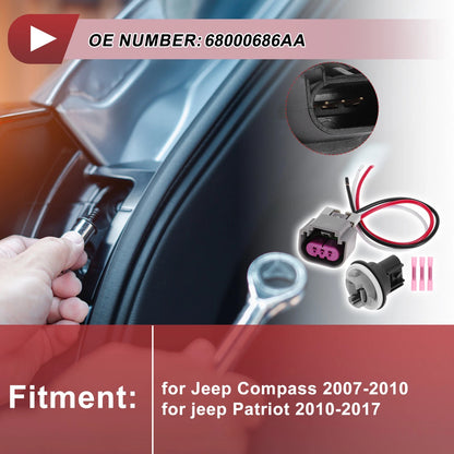 Parking Light Socket Wiring for Jeep Compass (2007-2010)