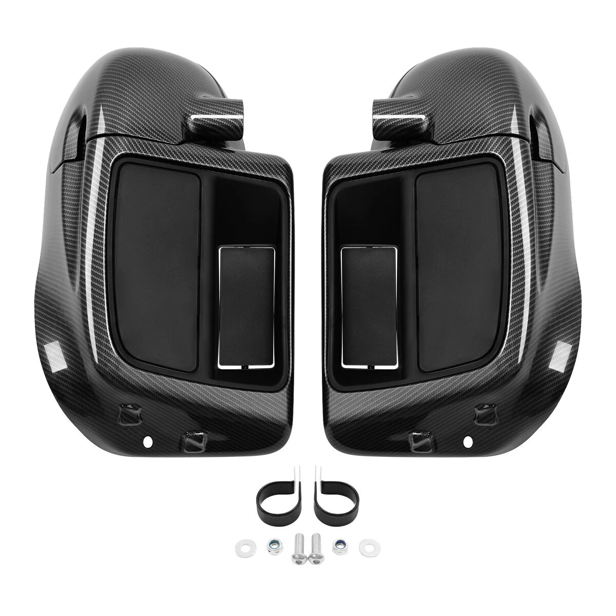 Carbon Fiber Lower Vented Fairing Glove Box for Harley Electra Glide (2014-2024)