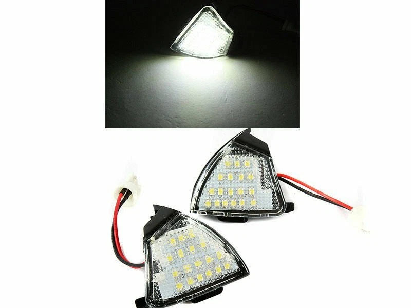 LED Under Side Mirror Puddle Lights for VW Golf 5, Passat B6, Jetta, Touran (2003-2014)