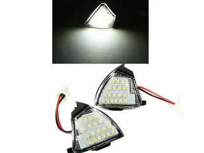 LED Under Side Mirror Puddle Lights for VW Golf 5, Passat B6, Jetta, Touran (2003-2014)