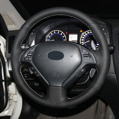 Steering Wheel Cover Wrap for Infiniti EX25 EX35 EX37 (2008-2013)