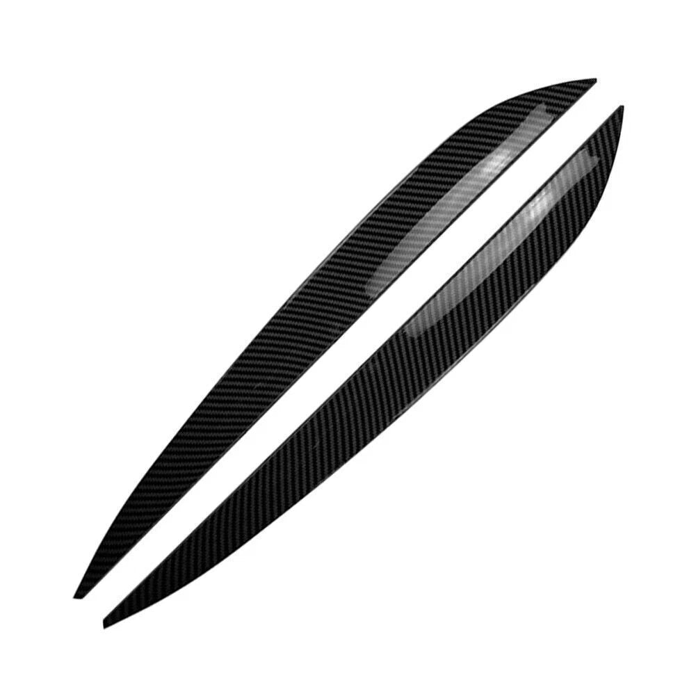 Carbon Fiber Front Headlight Eyelid Trim Covers for VW Touareg (2010-2018)