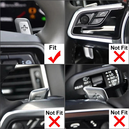 Steering Wheel Shift Paddle Shifter Extension for Porsche Macan Panamera 911