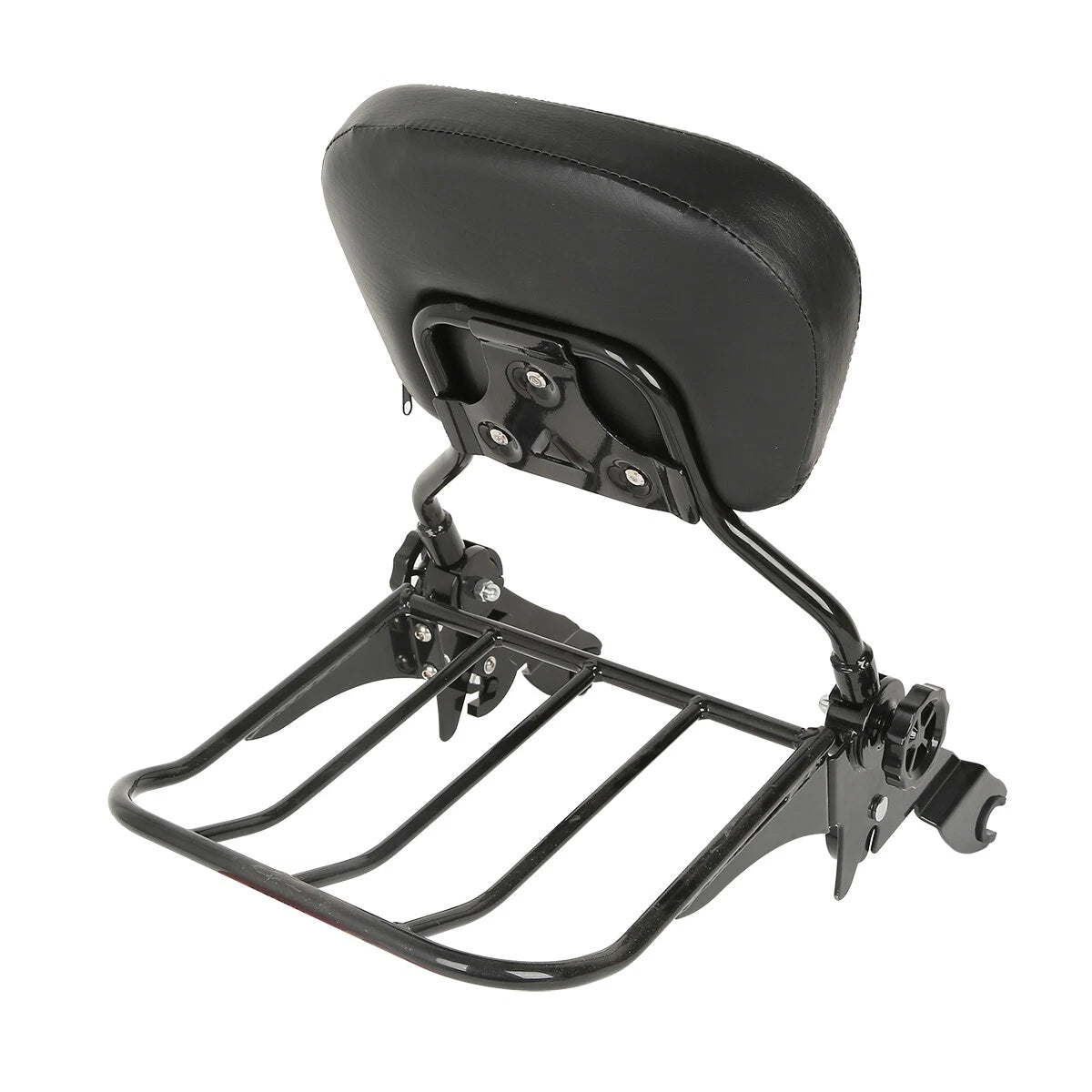 Detachable Backrest Sissy Bar & Luggage Rack for Harley Touring (2009-2025)
