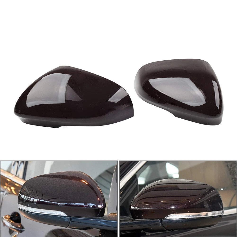Red Rearview Mirror Cover Caps for Jaguar XE XF XFR XJ XJR XK XKR I-Pace