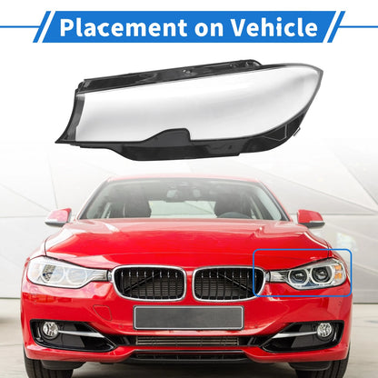 Car Front Left Headlight Lens Cover for BMW 330i (2019-2021)