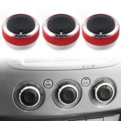 3 x ABS Air Conditioner Switch Knobs for Ford Focus Mondeo C-Max (2005-2018)