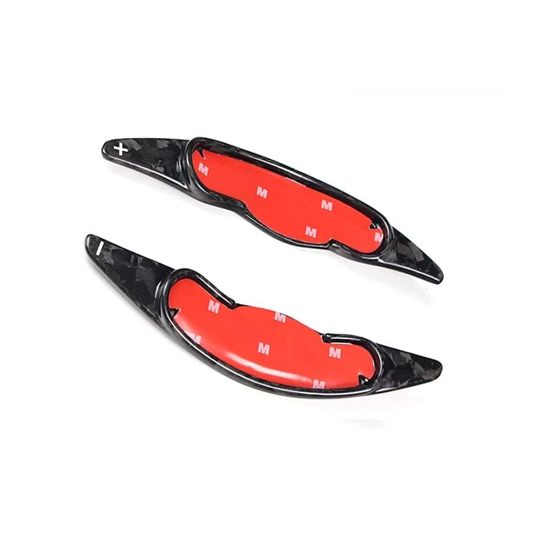 Carbon Fiber Steering Wheel Paddle Shifter Extension Fit For Mini Cooper F60