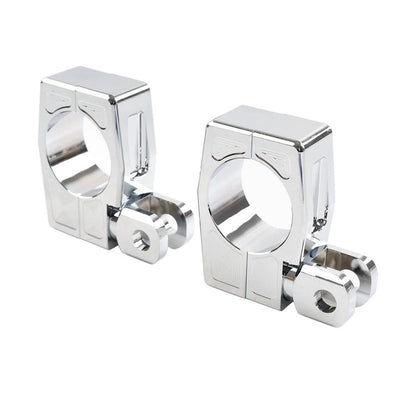 38MM Highway Crash Bar Mount Foot Peg Rest Clamp Bracket for Harley
