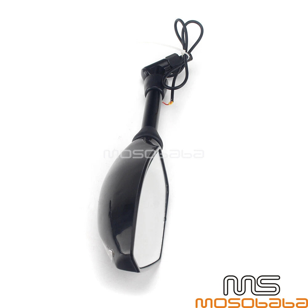 LED Turn Signal Integrated Mirrors for Honda CB500F, NC700X, Yamaha V-Star 1300