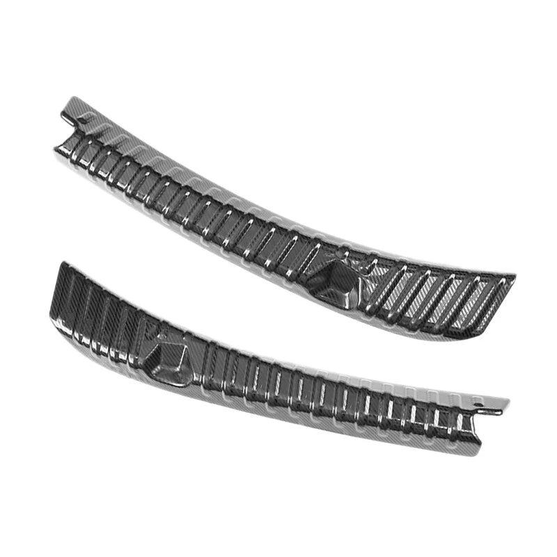 Rear Inner Door Sill Scuff Plate Protectors for Tesla Model 3 (2018-2022)
