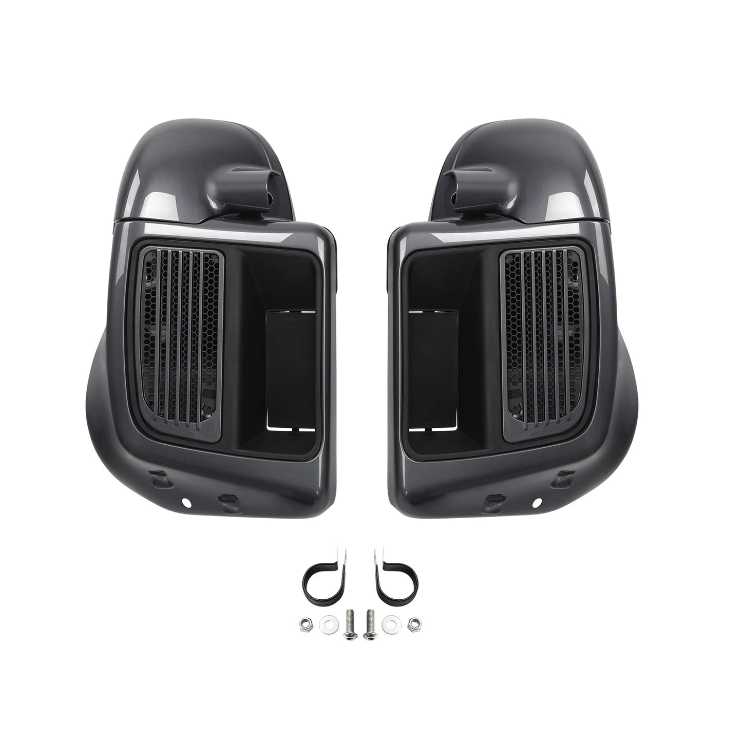 Vented Fairings for Harley Electra Glide 2014-2023 Gauntlet Gray Metallic