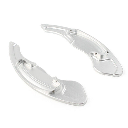 Silver Steering Wheel Shift Paddle Extensions for Honda Accord, Acura (2003-2023)