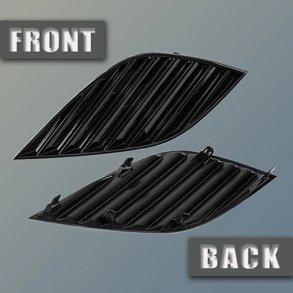 Front Bumper Fog Light Cover Insert Bezel 2 x For Toyota Camry SE XSE (2018-2020)