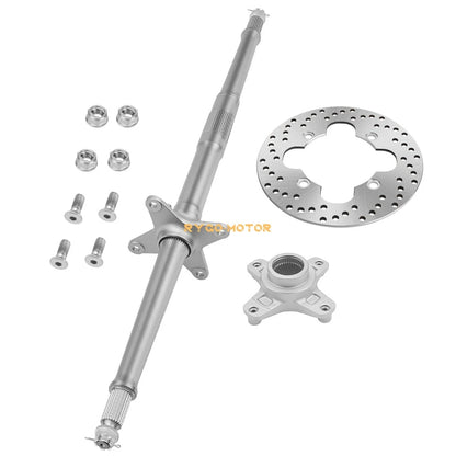 Rear Axle Shaft W/ Rotor Hub & Rotor for Honda TRX400EX Sportrax 2x4 (1999–2008)
