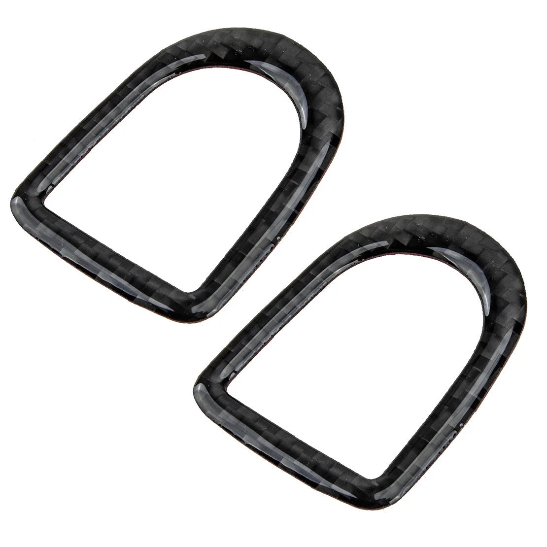 Carbon Fiber Door Lock Pin Covers for Ford Mustang GT (2015-2023)