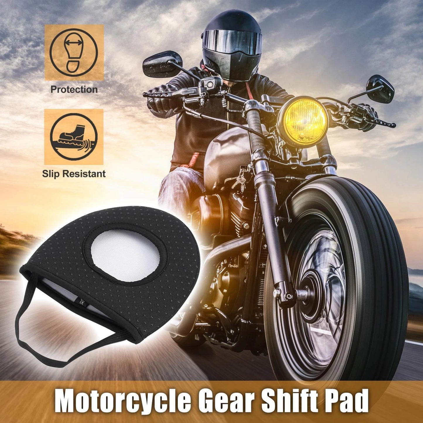 Gear Shift Pad Shifter Lever Shoe Protector XL for Motorcycle