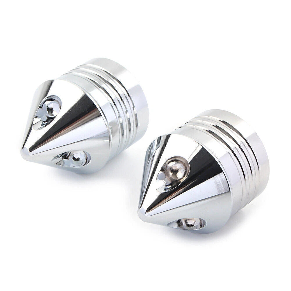 CNC Thick Cut Front Axle Cap Nut Cover for Harley Electra Glide Sportster