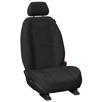 Front / 1 x Black Neoprene Seat Covers for Landcruiser HDJ100 (2000–2007)