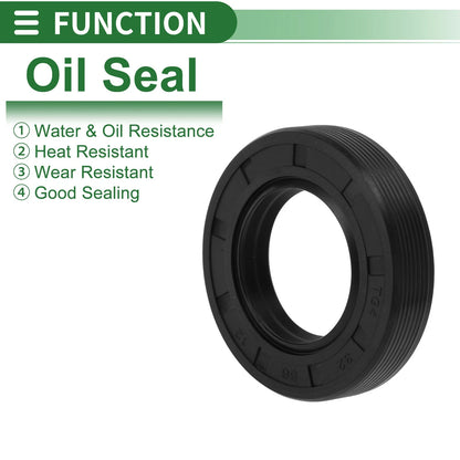 Oil Seal / 32x56x12mm / Seal Ring Rotary Shaft Seal NBR Rubber Black for Vehicle
