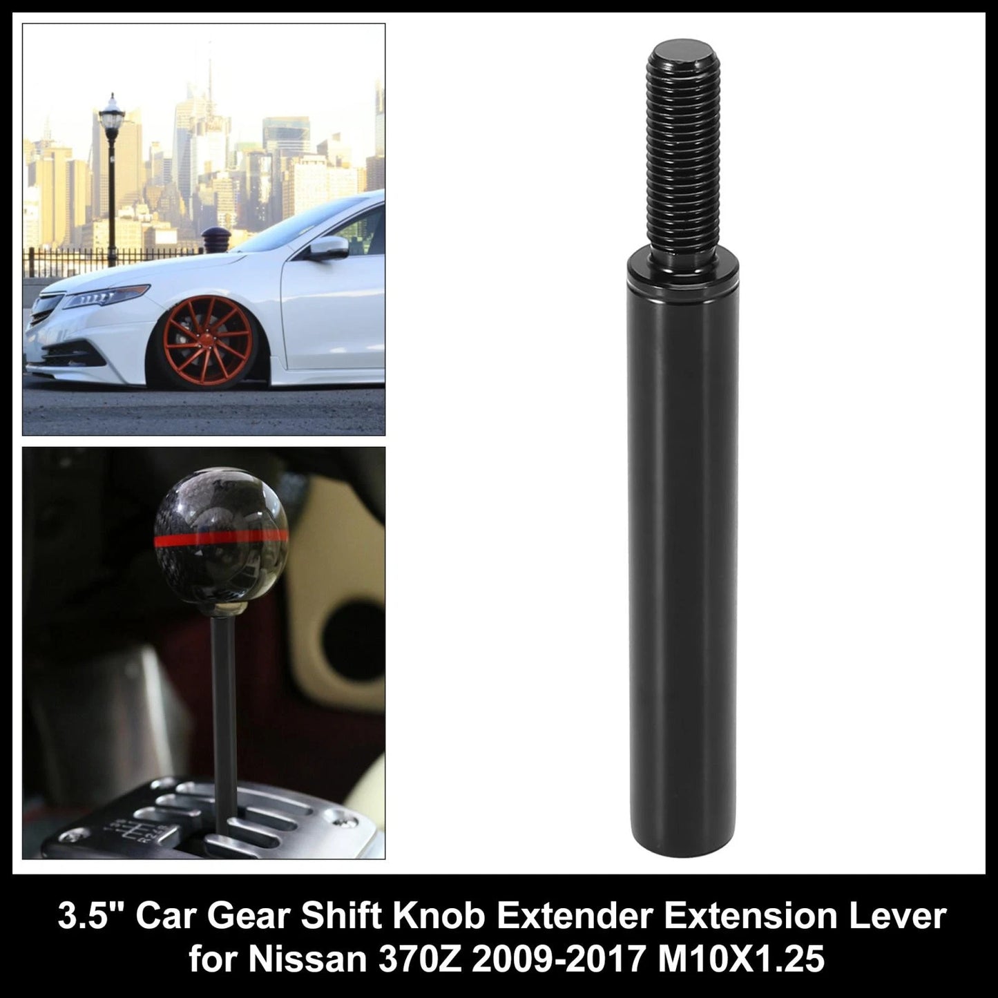 3.5" Gear Shift Knob Extender for Nissan 370Z (2009-2017)