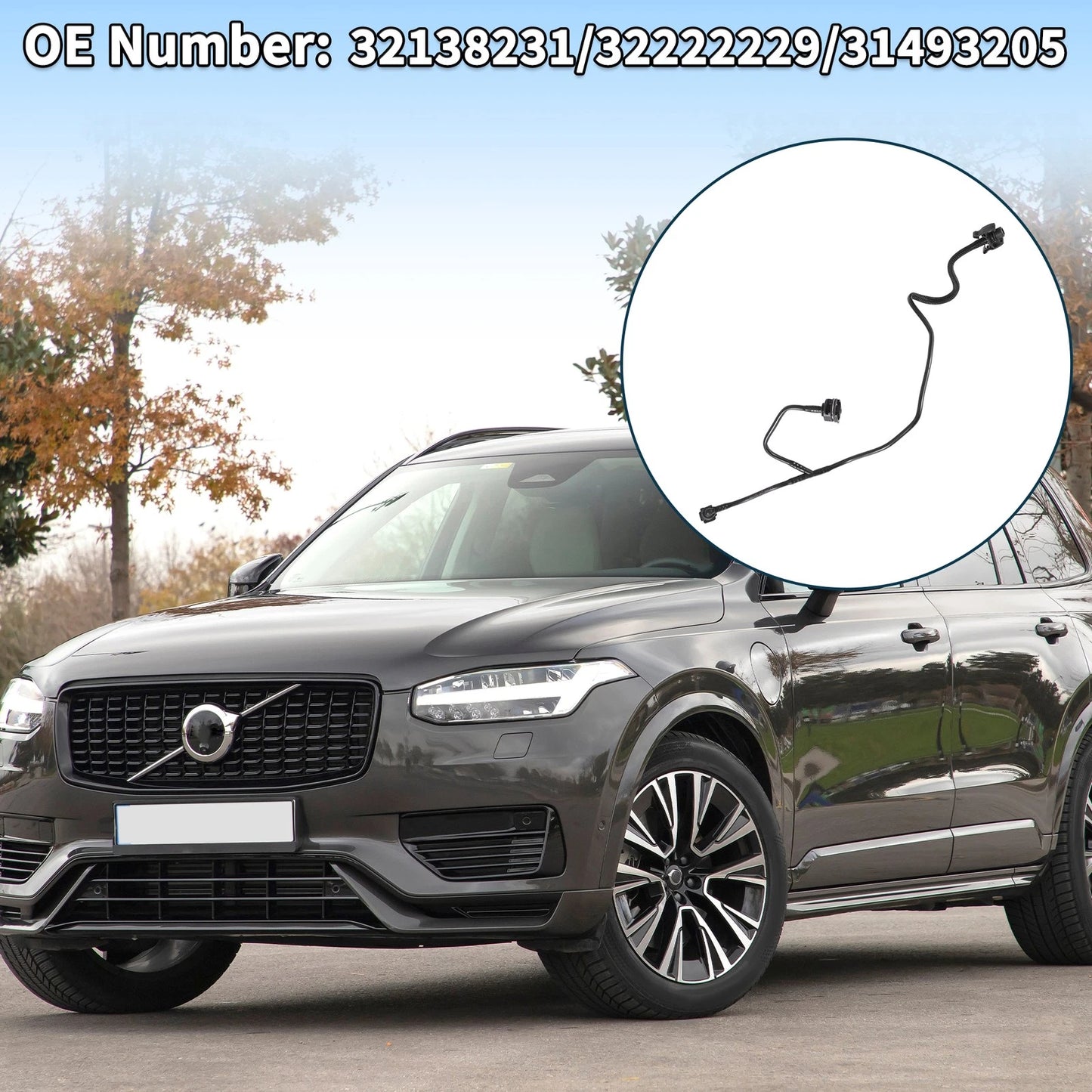Radiator Hose Coolant Pipe for Volvo XC90 (2016)